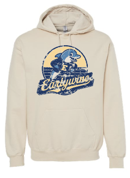 Earlywine Retro Dolphin Sand Hoodie