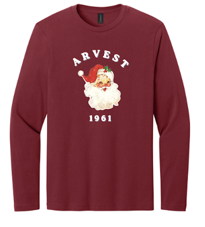 Arvest Santa Long Sleeve CARDINAL RED