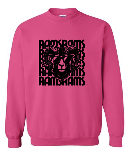 Red Oak Rams Crewneck HELICONIA