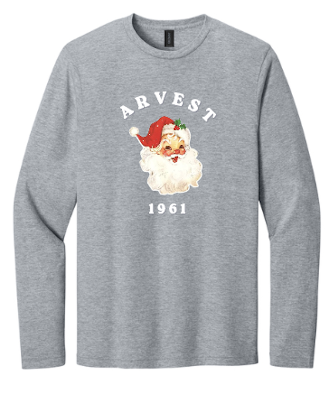 Arvest Santa Long Sleeve SPORT GREY