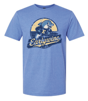 Earlywine Retro Dolphin Heather Royal Tee