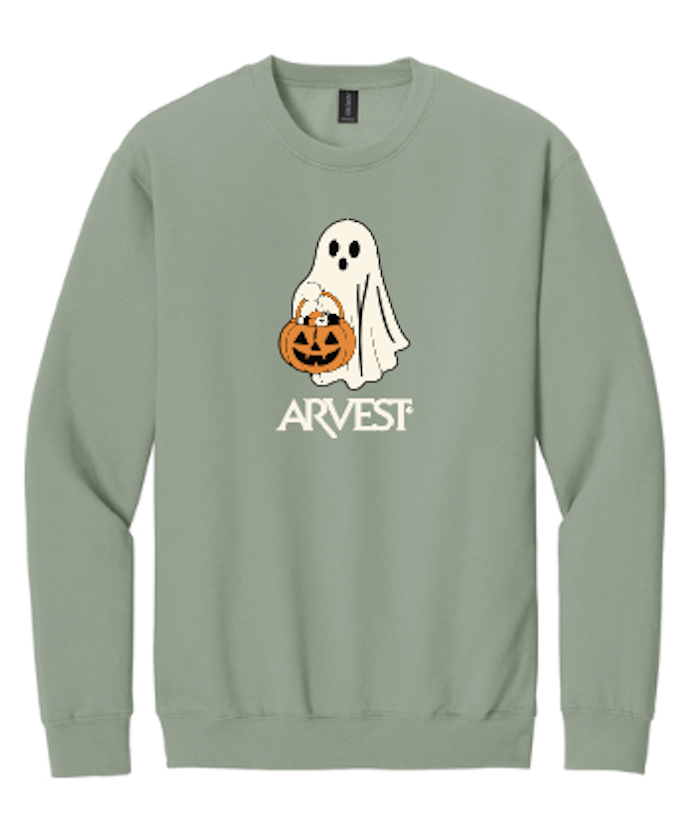 Arvest Ghost Crewneck SAGE
