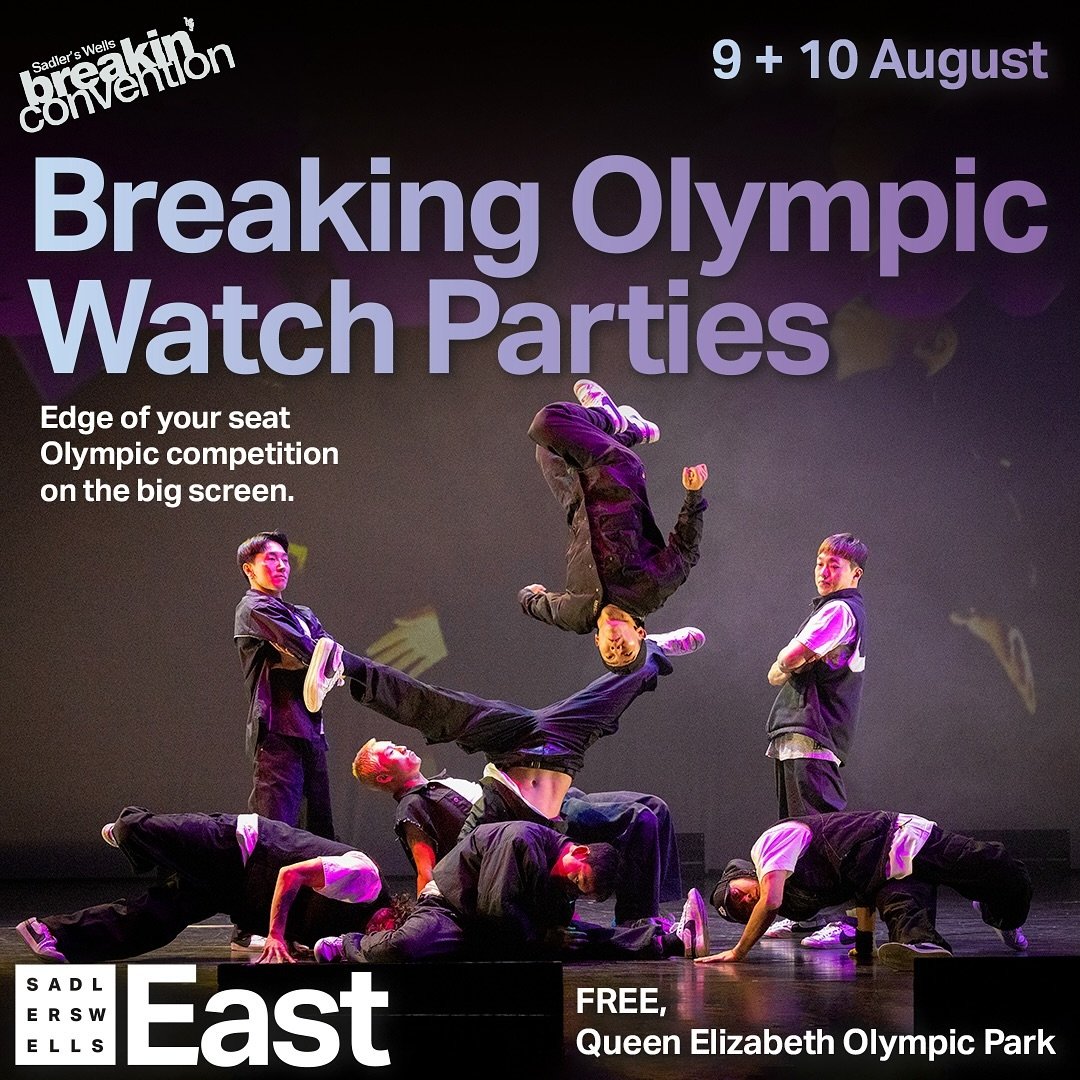Breaking Olympic Watch Parties
Friday 9 &amp; Saturday 10 August, 1.30pm - 10pm

Join us in the park for live watch parties of the Breaking finals at the Paris Olympics!

Together with hip hop media platform The Capsule we&rsquo;ll kick things off wi