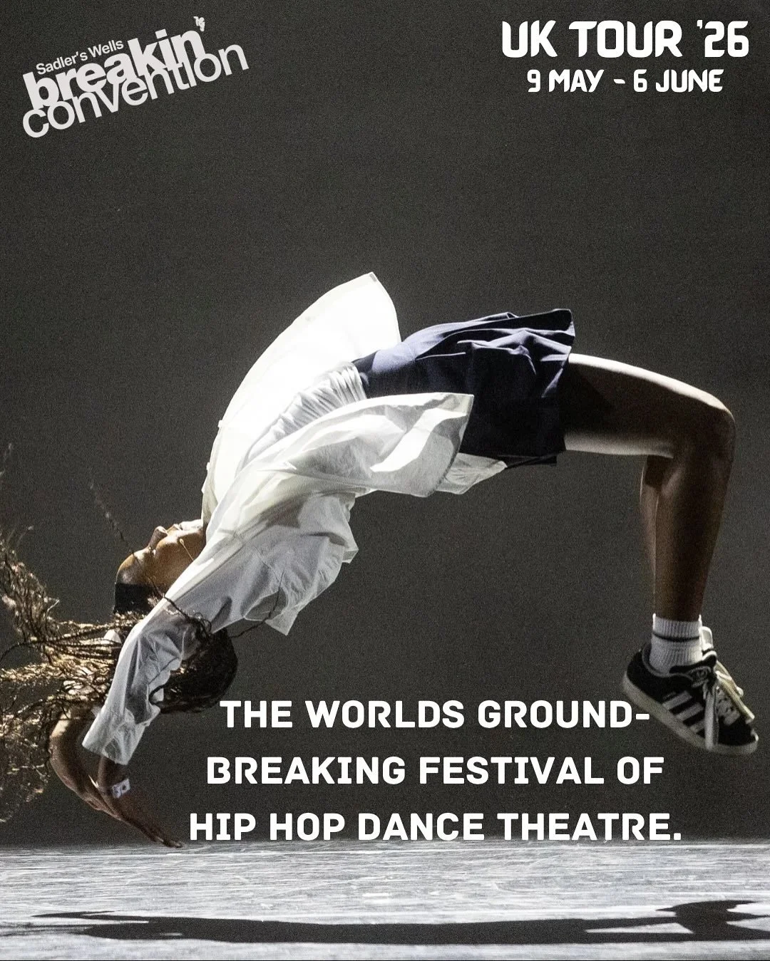 💥Audition for Breakin&rsquo; Convention 2026 UK Tour💥

Breakin&rsquo; Convention, is touring the UK in 2026 and we&rsquo;re inviting you to take centre stage alongside international hip hop dance icons.

Whether you&rsquo;re a youth crew, a solo pe