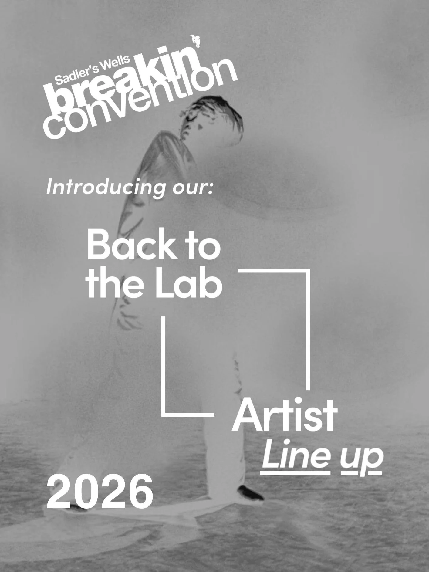Back to the Lab invites you to witness and influence the development of four brand-new works by exciting hip hop theatre artists:

Anna Watanabe - Japan, UK.
Jordan Franklin (J-Funk) - UK.
Nia Torres - Spain.
Kurtis Agyekum (Kurtyswift) - UK

Tickets
