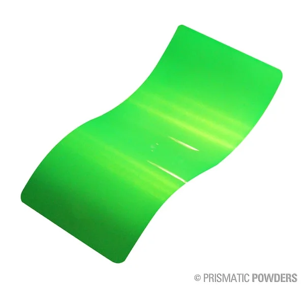 Lollypop Lime Green A bright green top coat, over top a primary silver metallic base coat. High Gloss, 85+ Gloss Units.