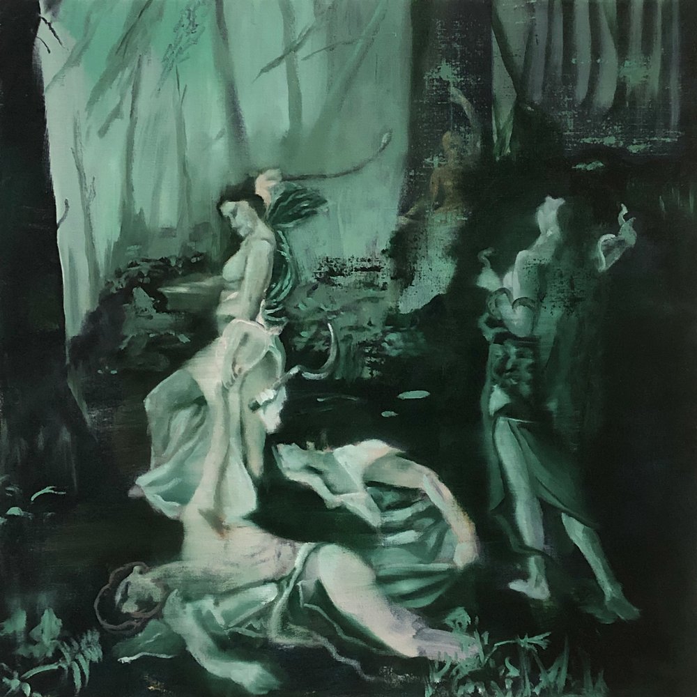 Orpheus Battered by Bacchantes