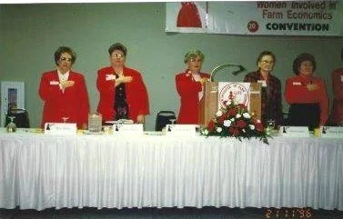 Head table during pledge