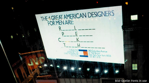Ein Billboard - viel space