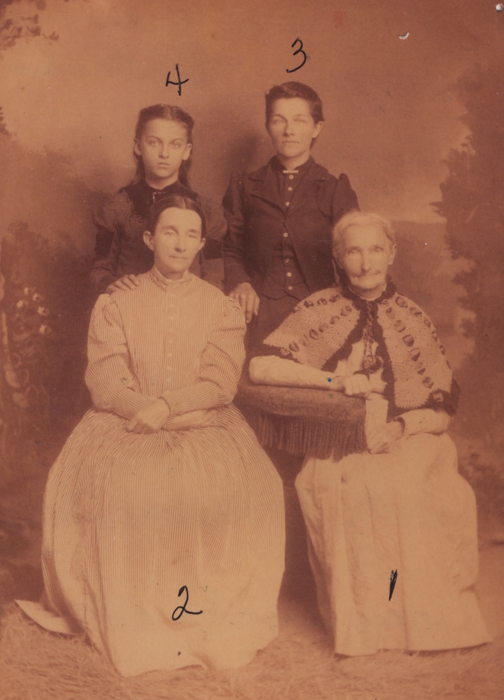 Members from the local school and church community. Mary Jane Bransford(1) was a teacher in the school.