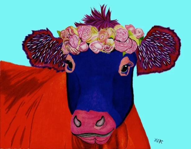 Deborah-Roberts_Cow-CP_lt-blue.jpg