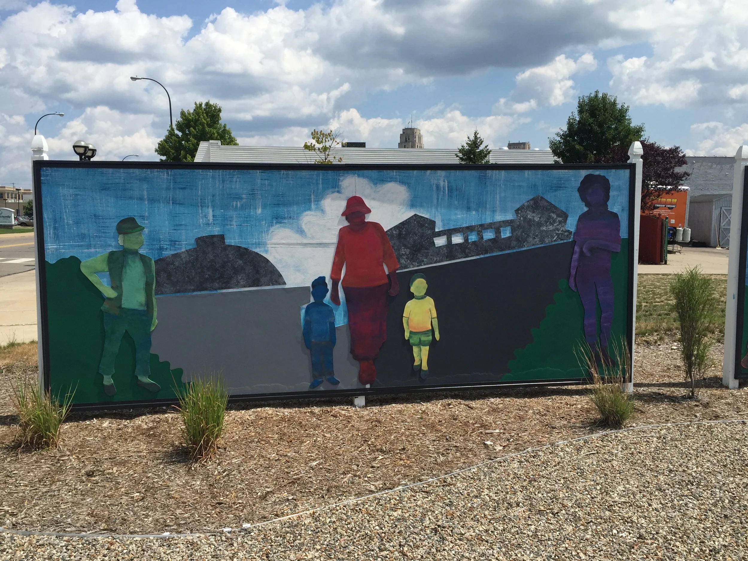 A mural in Battle Creek, MI.