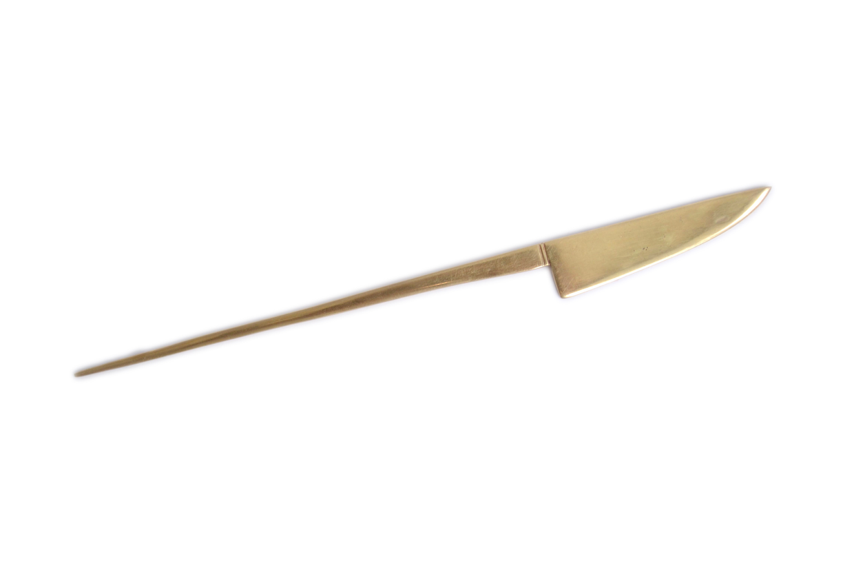  Letter opener. Brass. 2015 