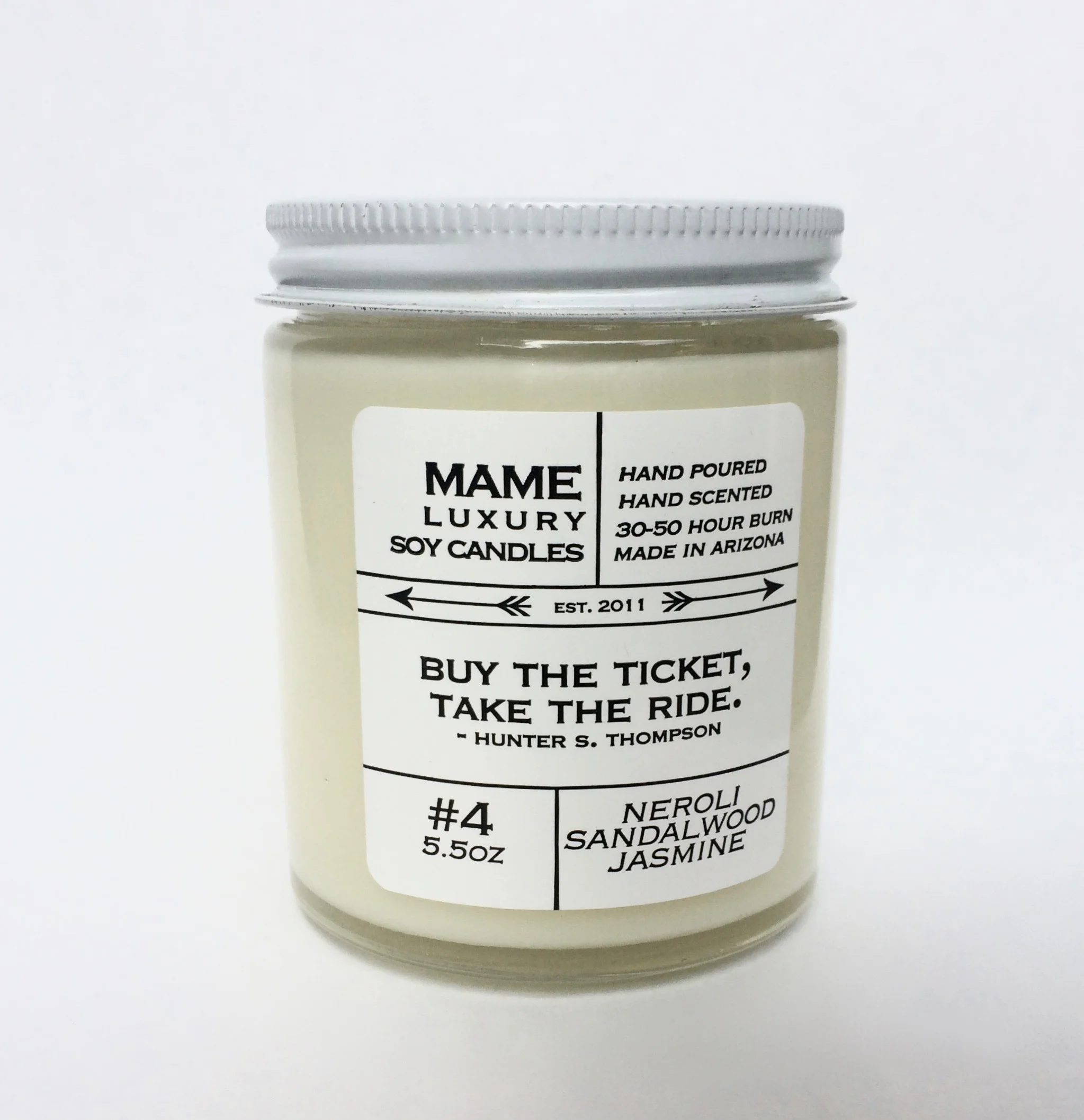 Neroli, Sandalwood + Jasmine Candle