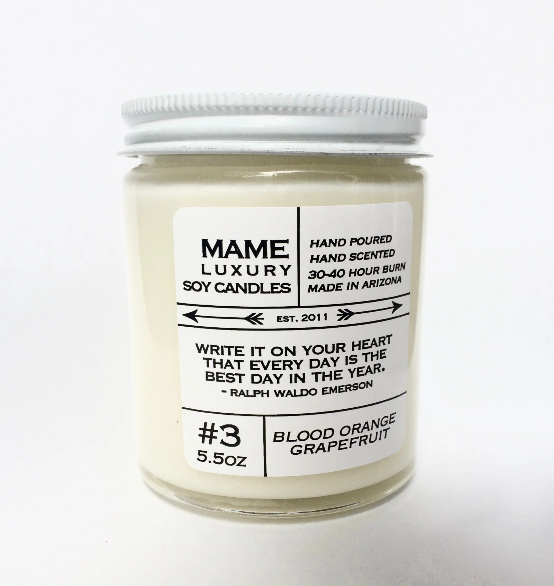 Blood Orange + Grapefruit Candle