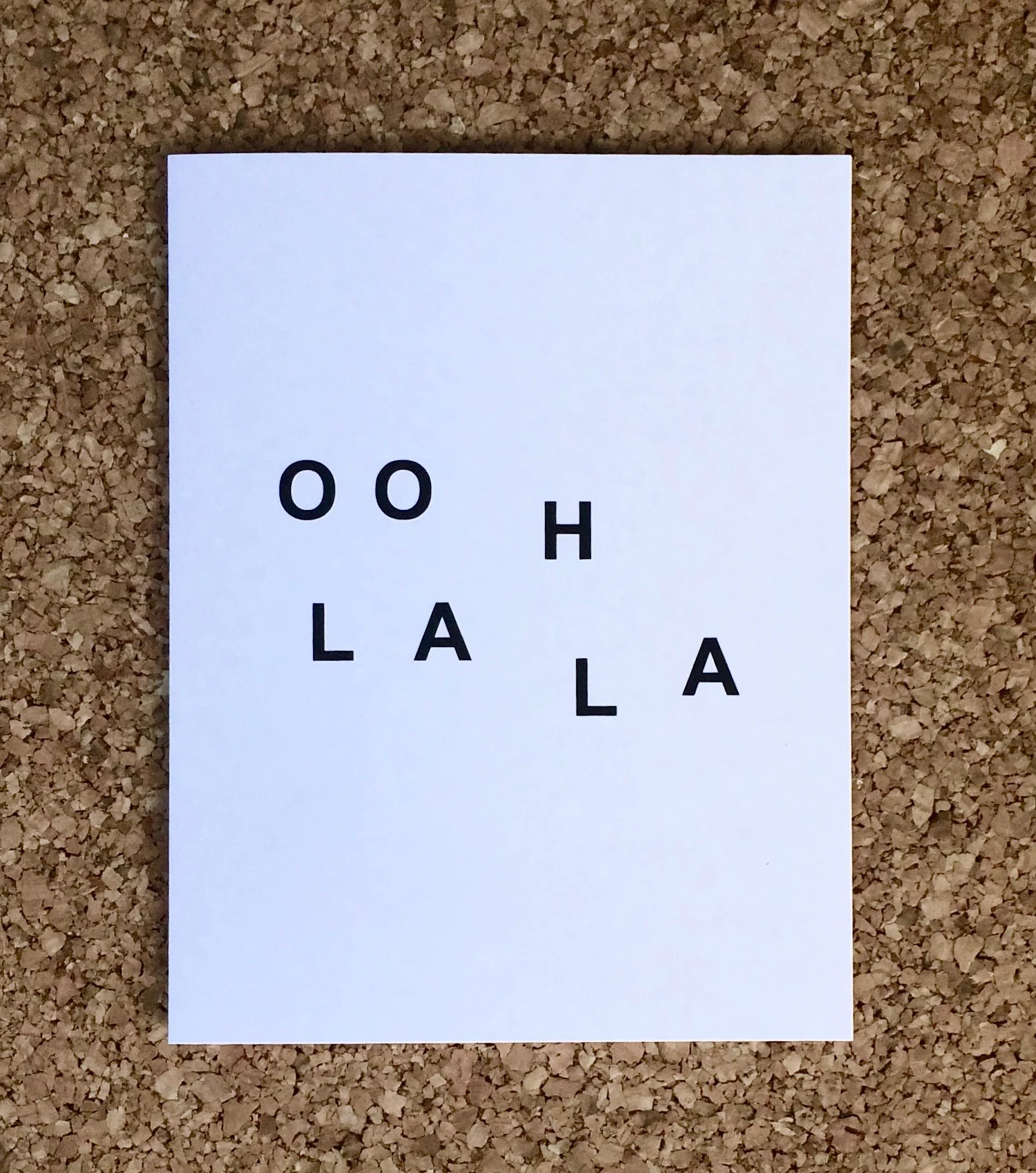 Ooh La La Card