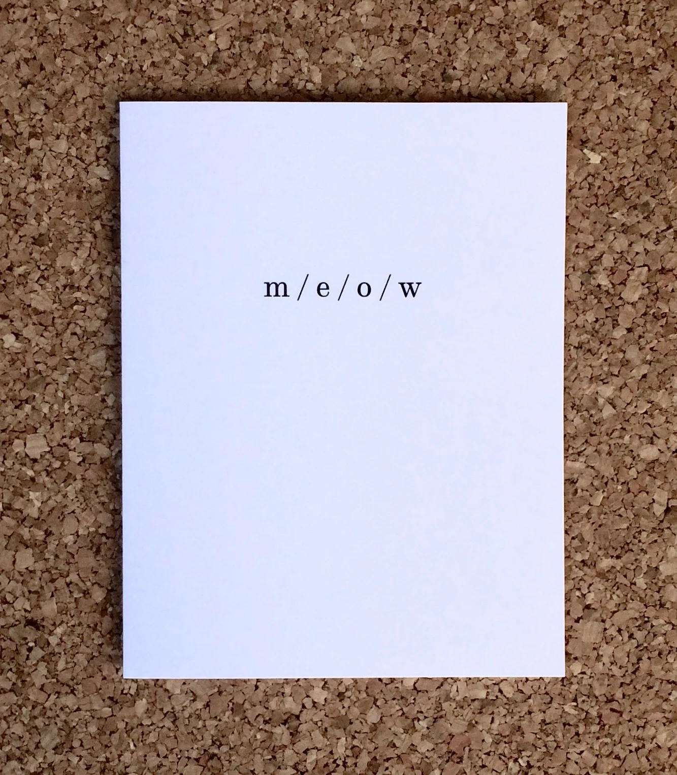 Meow Card