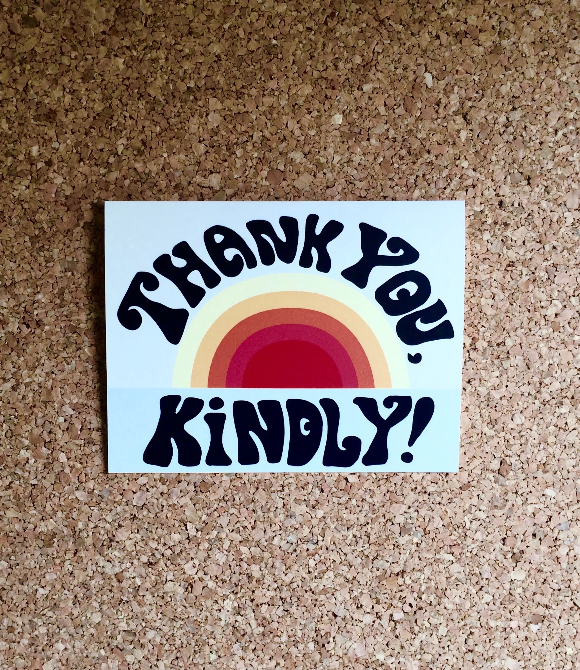 Thank You, Kindly Card