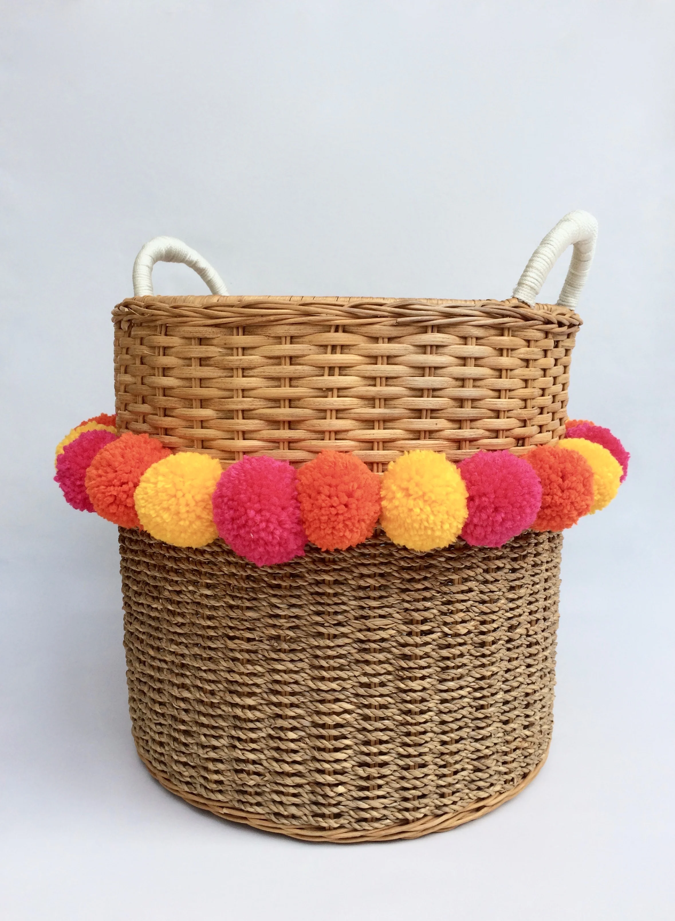 Sunburst Pom Basket 2