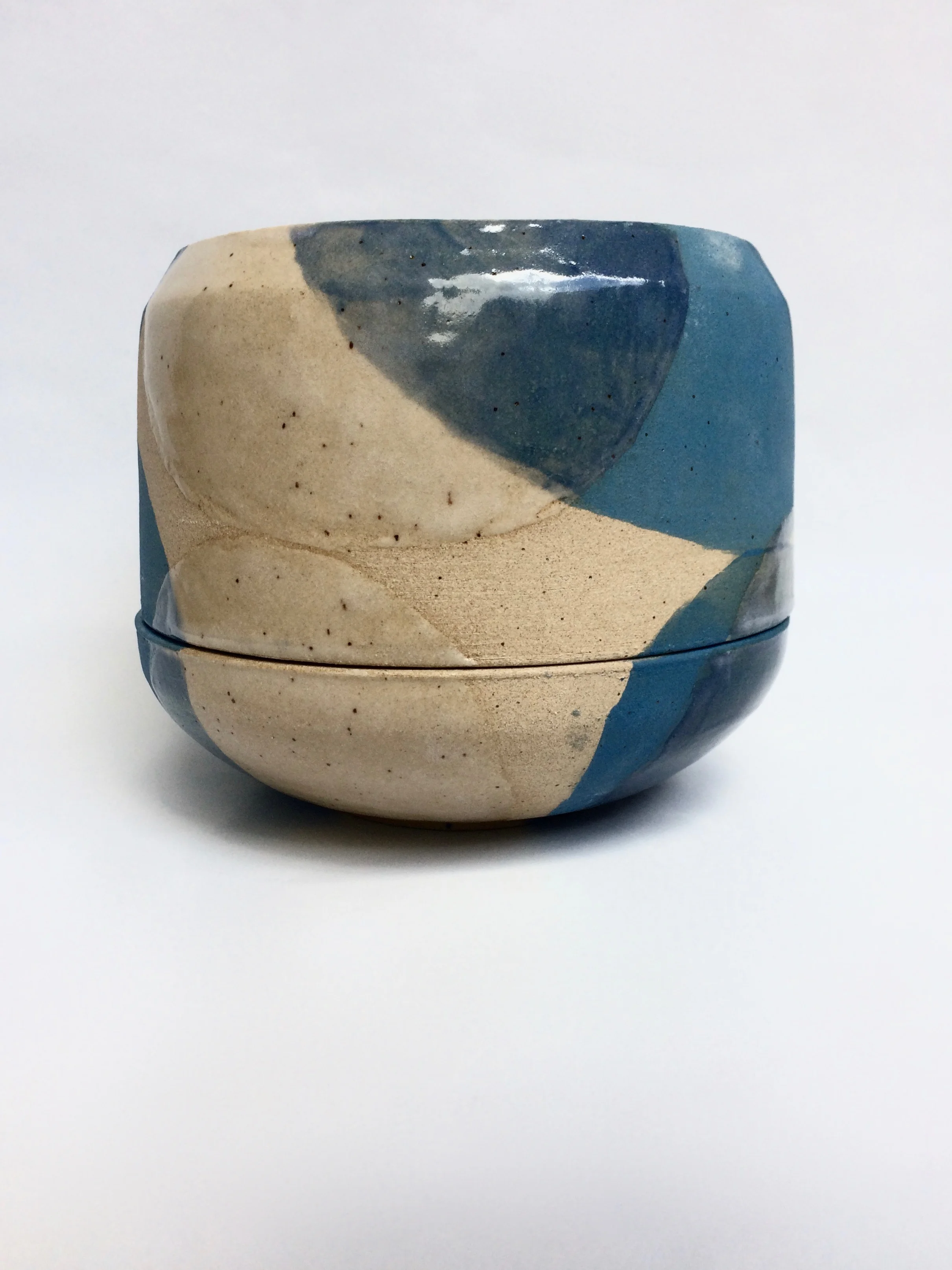 Color & Form Planter, Blue 2