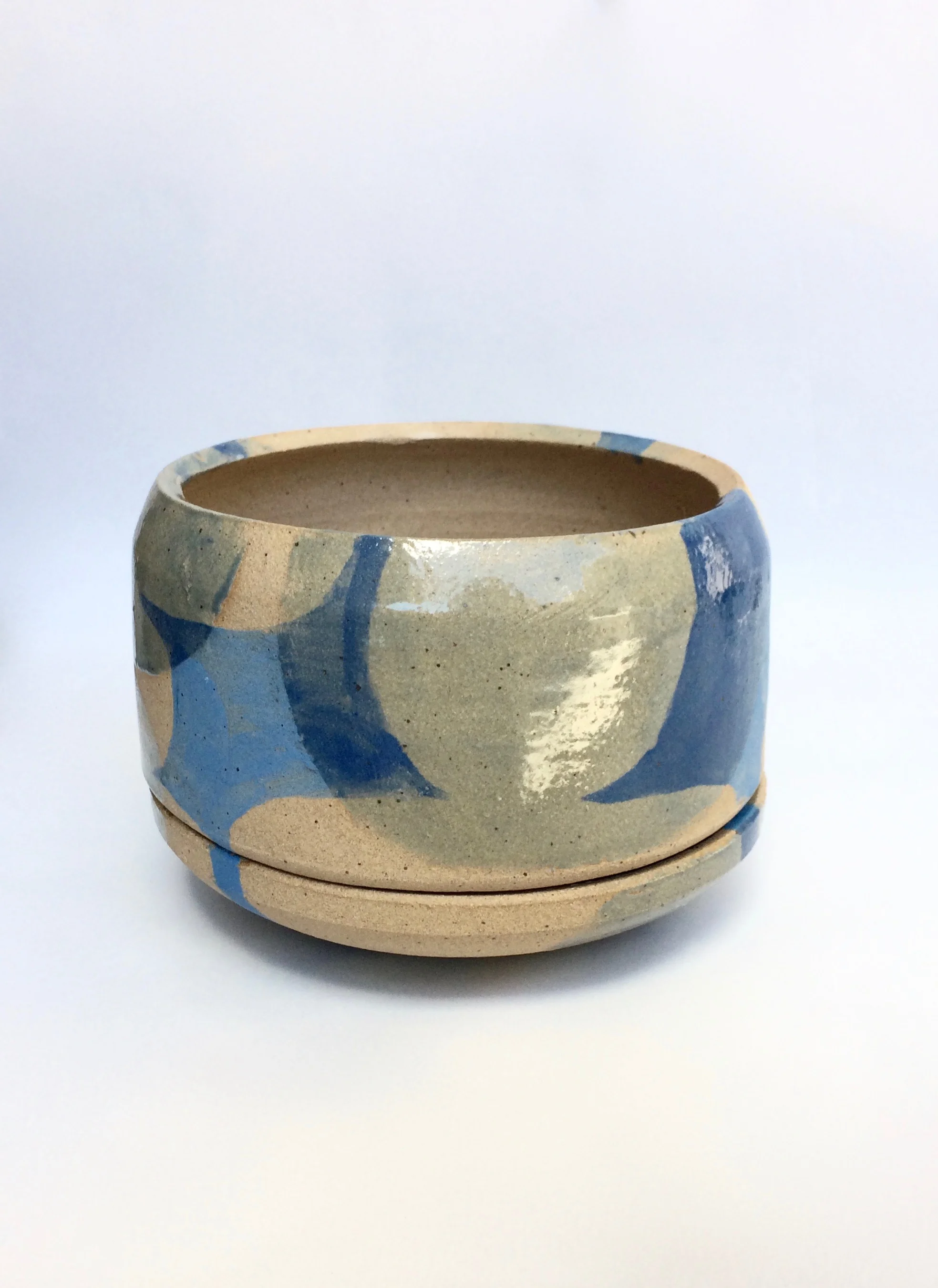 Color and Form Planter, Light Blue