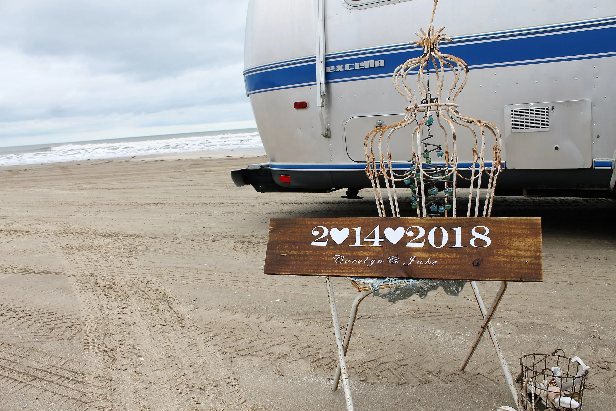 Airstream Rental: I DO with something blue