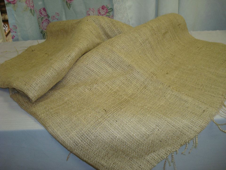 Burlap Squares