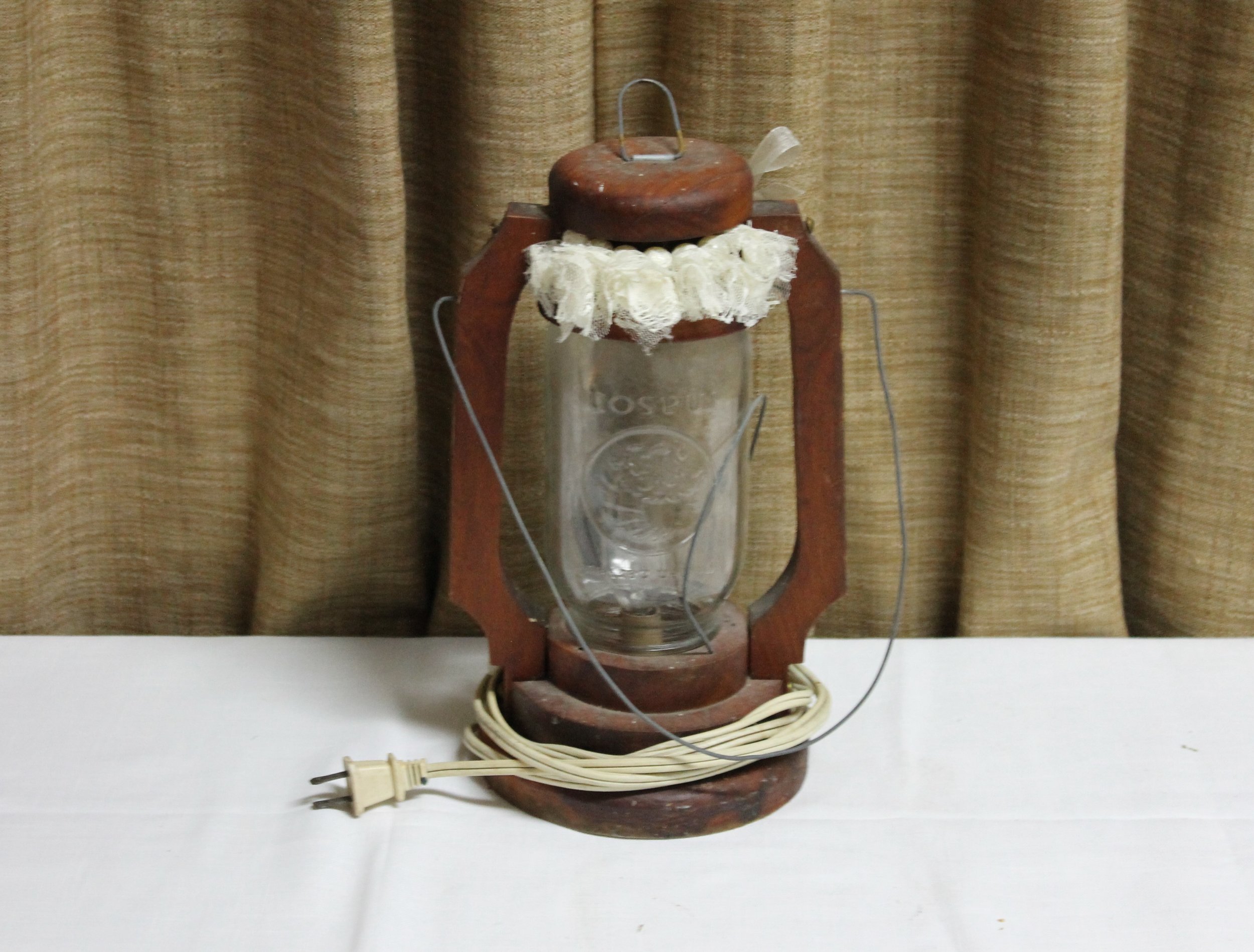 Antique Mason Jar Lamp