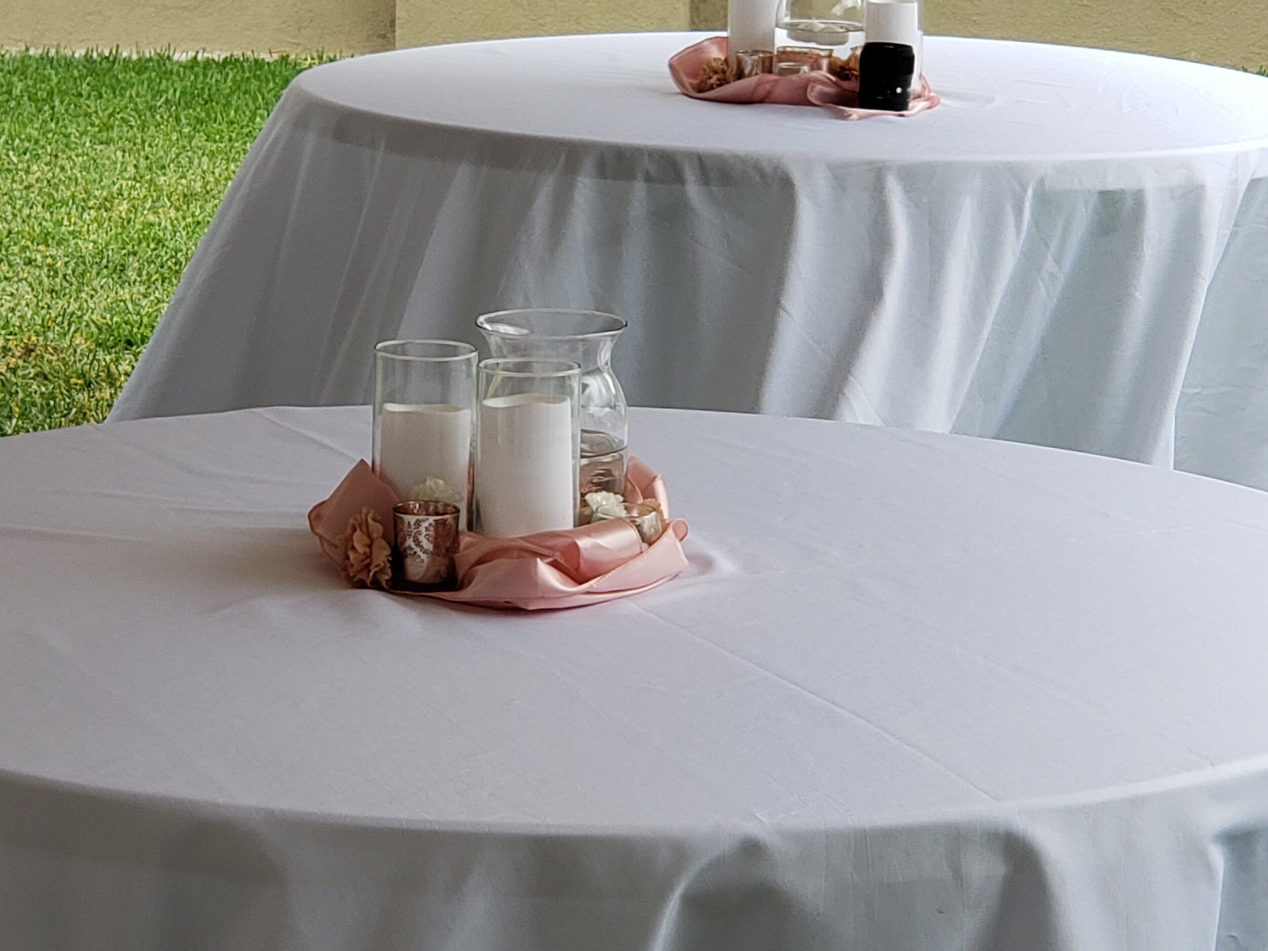 White Pillar Candles