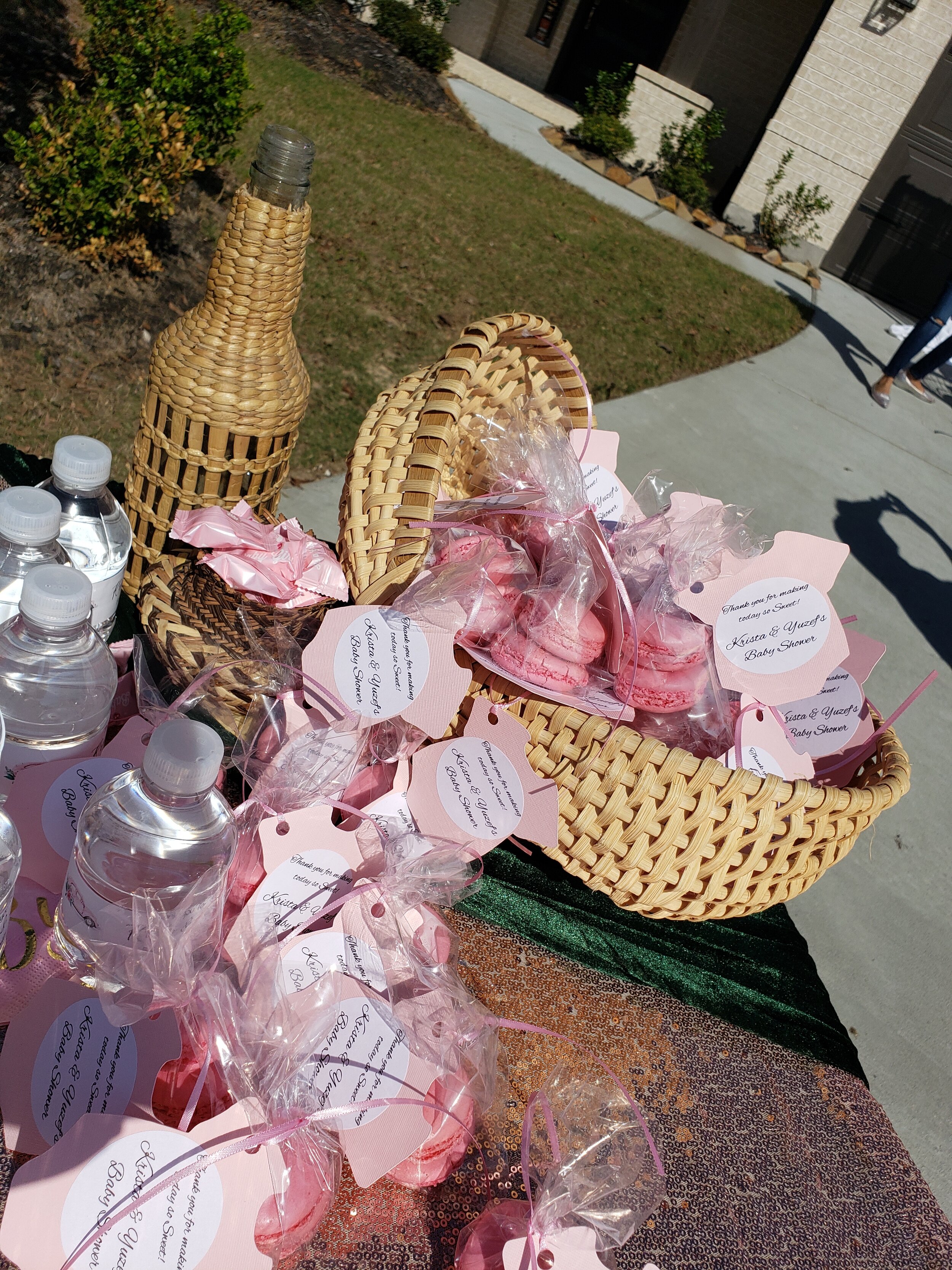 Wicker Cradle Basket