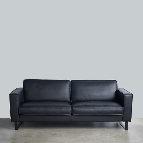 Softline Leather Fabric Sofa, Soft Line Leather Sofa