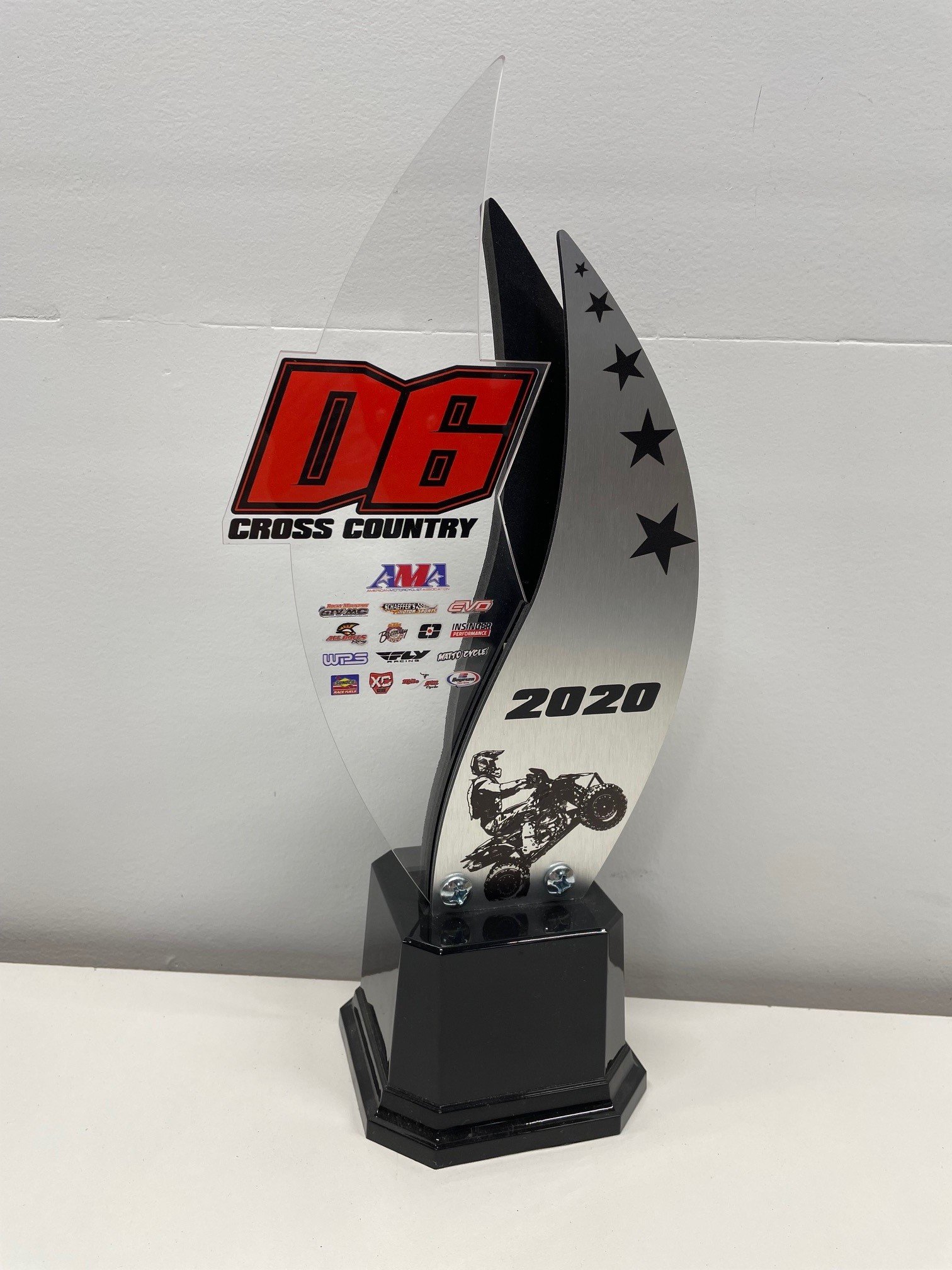 Custom Made Silver Plated Trophy for F1 Esports
