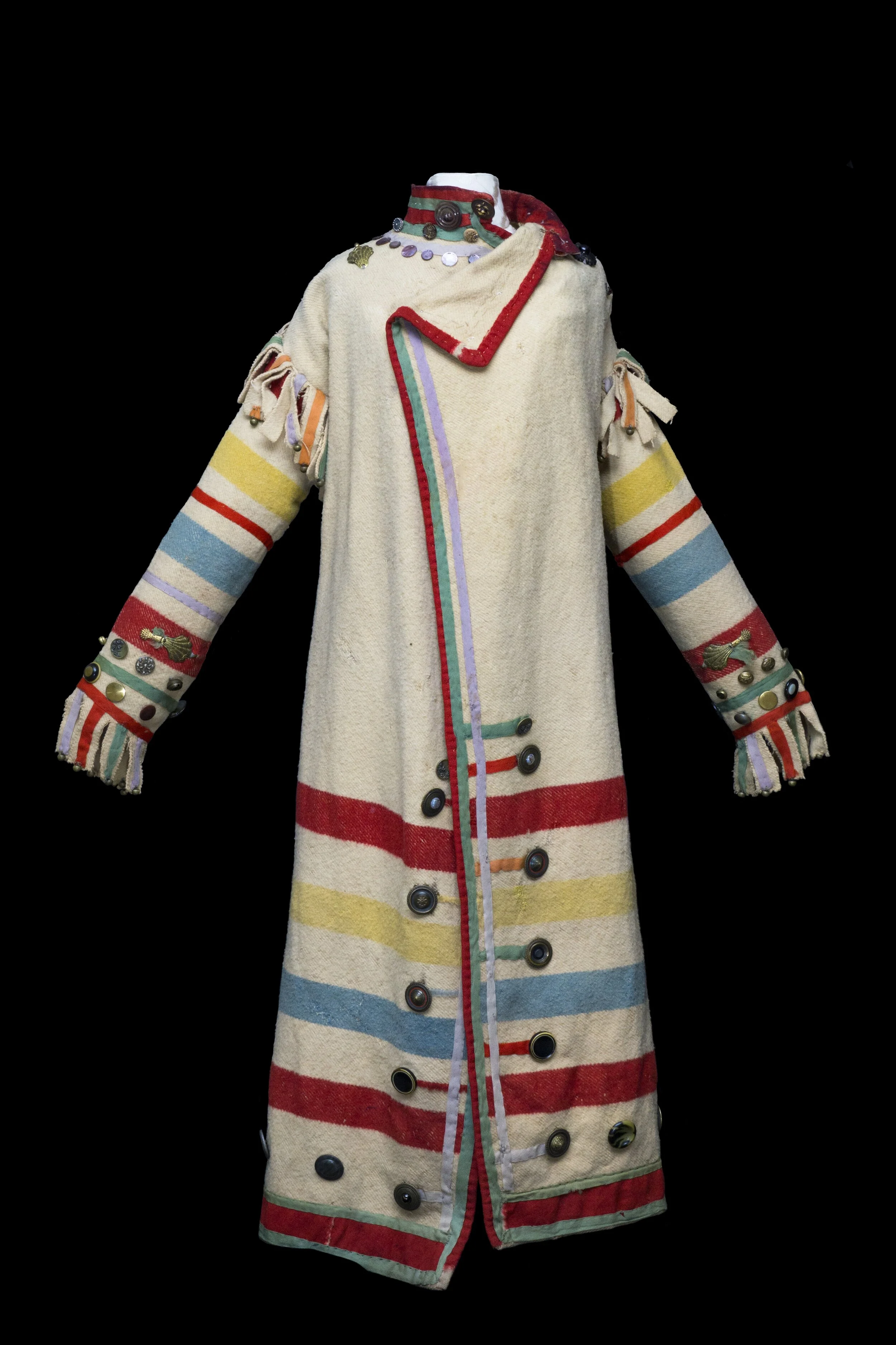 Hudson Bay Native American Indian Coats Mountain Man Blanket Coat