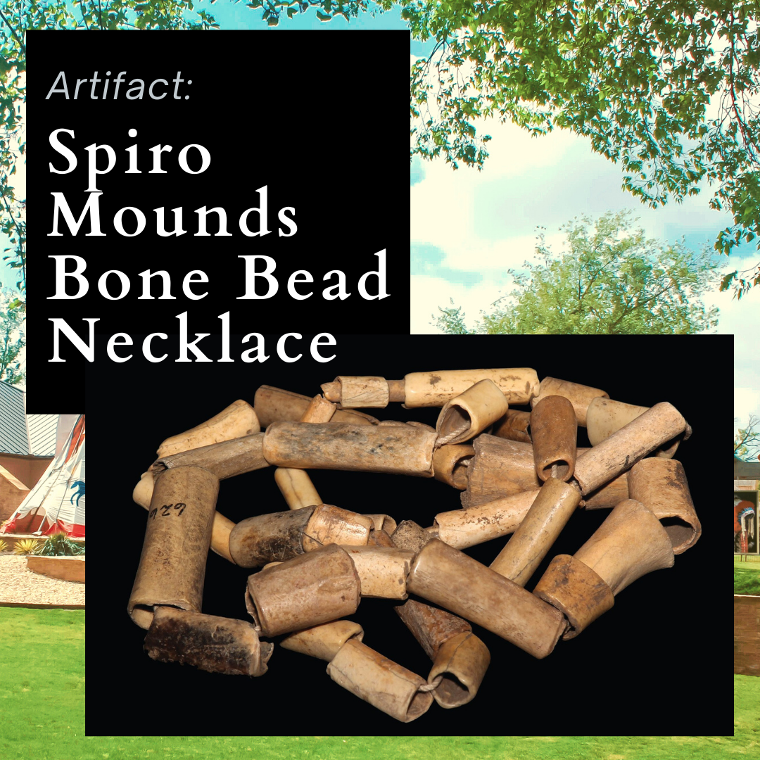 Spiro Mounds Bone Bead Necklace
