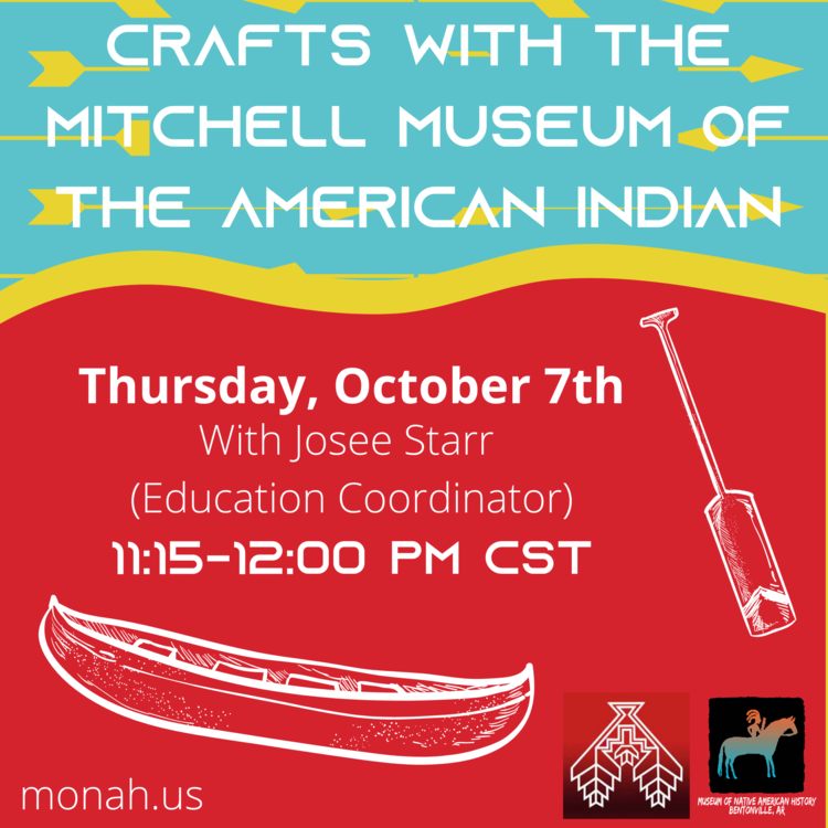 Birchbark Canoe Craft with Ms. Josee Starr from the Mitchell Museum of the American Indian