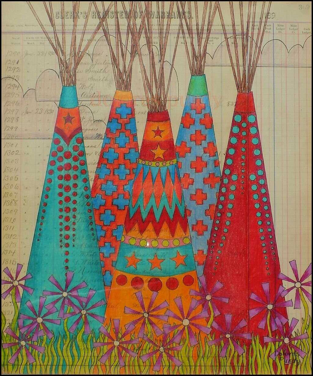 tee pee city Dolores Purdy