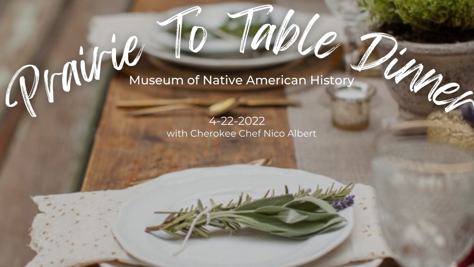 Prairie to Table Dinner with Nico Albert