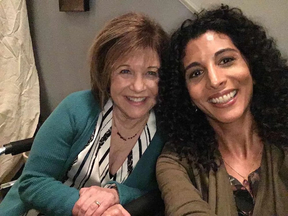 With Marsha Kramer on the set of MODERN FAMILY
