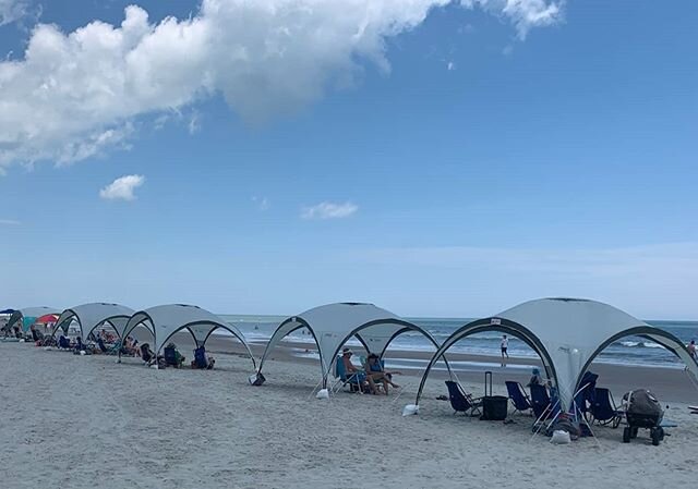 &quot;Caution.. Beautiful weather, seek shelter!&quot; #wevegotyoucovered #pawleysisland #southcarolinabeaches