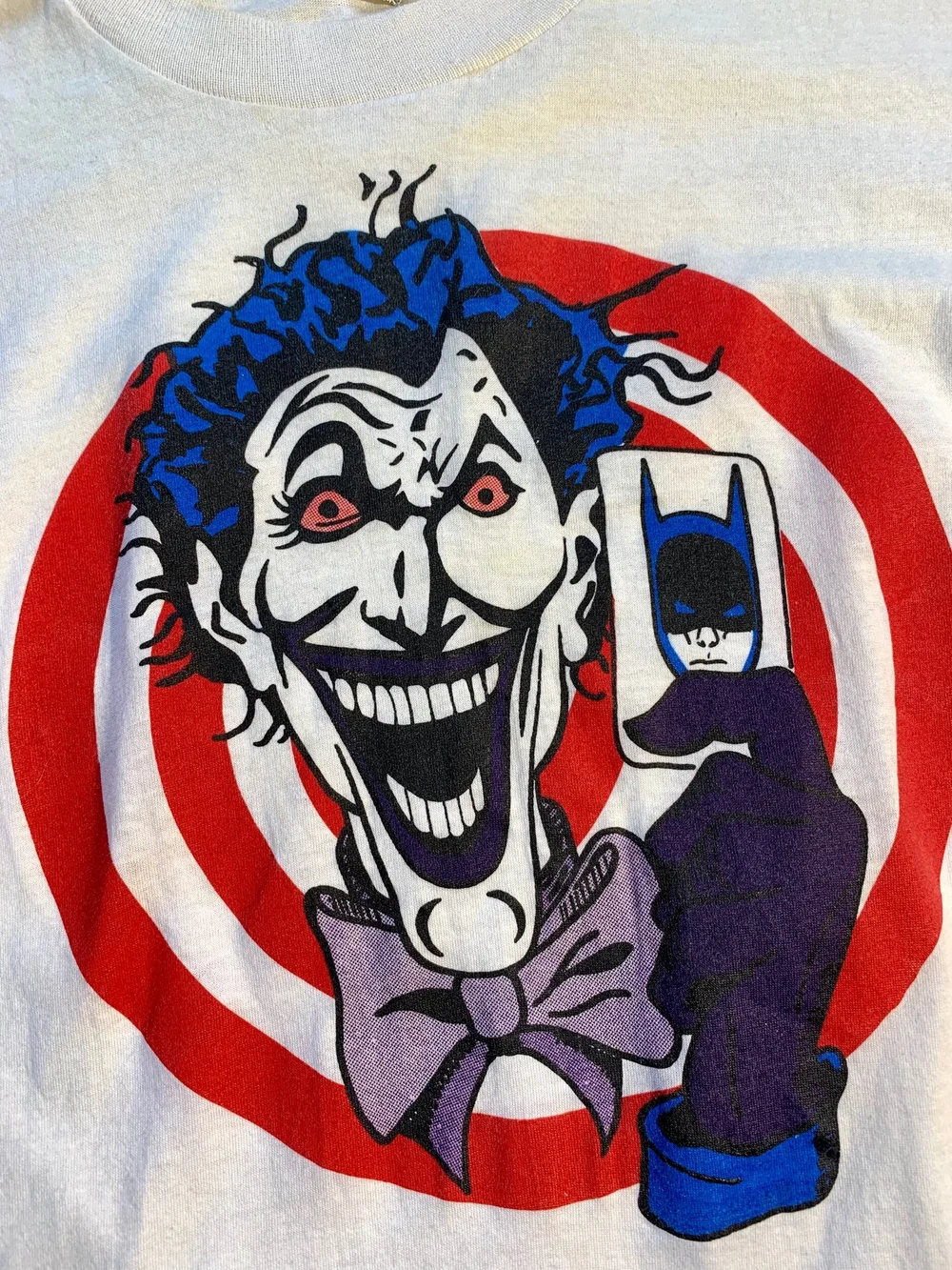 Vintage Joker With Batman Playing Card T Shirt Glorydays Fine Goods