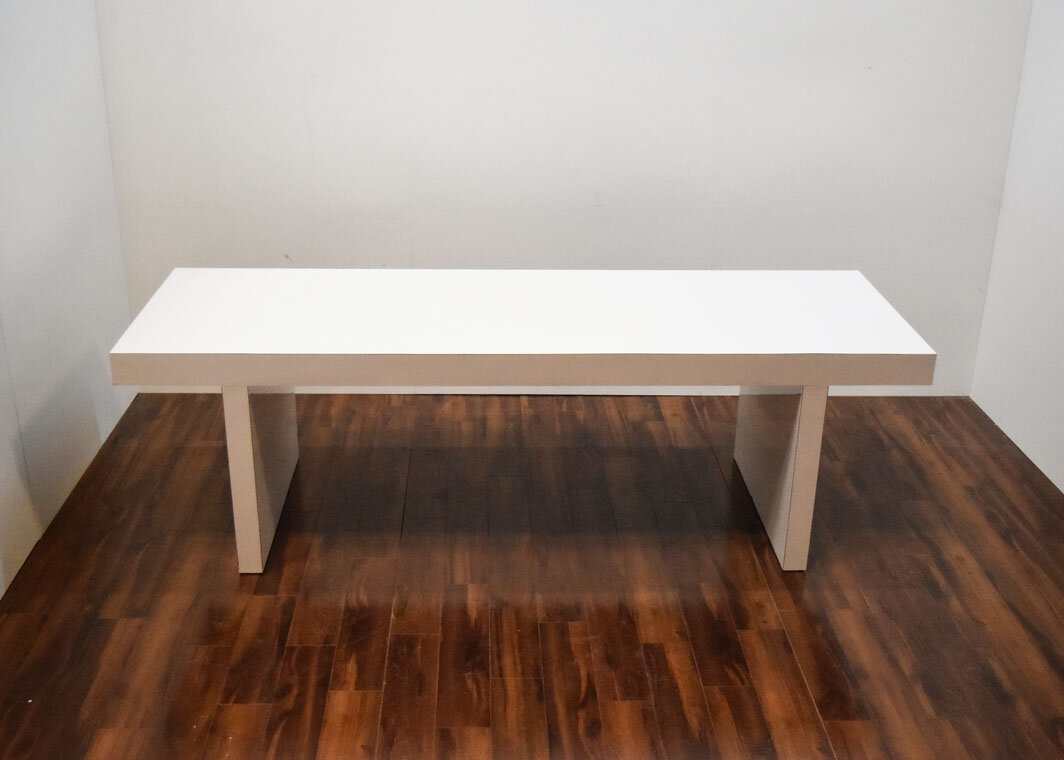 The White Laminate Table 