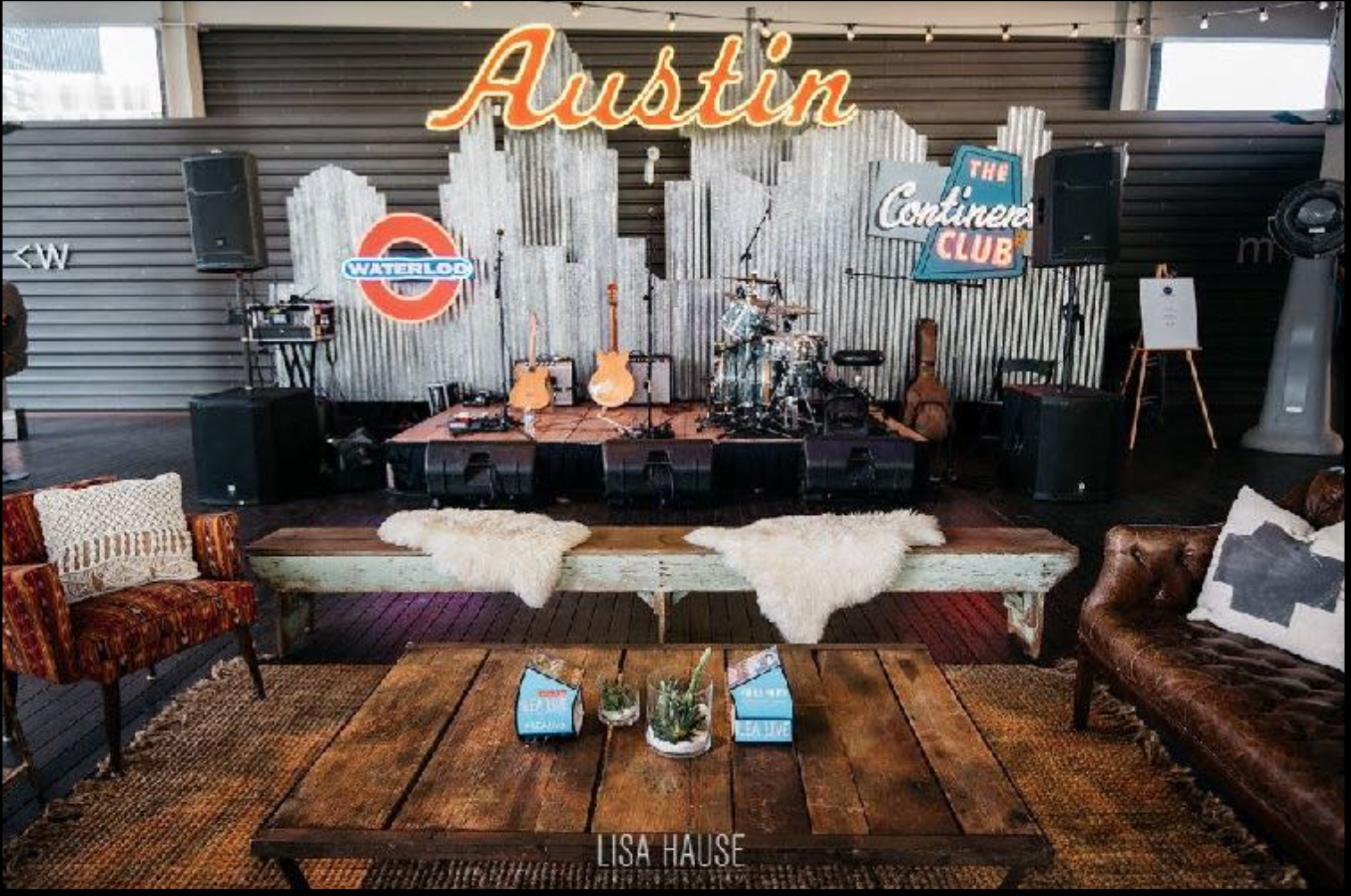 The Austin Corrugated Backdrop- 12' H x 24' W