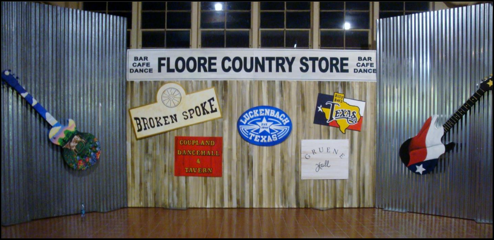 The Country Store Facade- 12' H x 24' W 