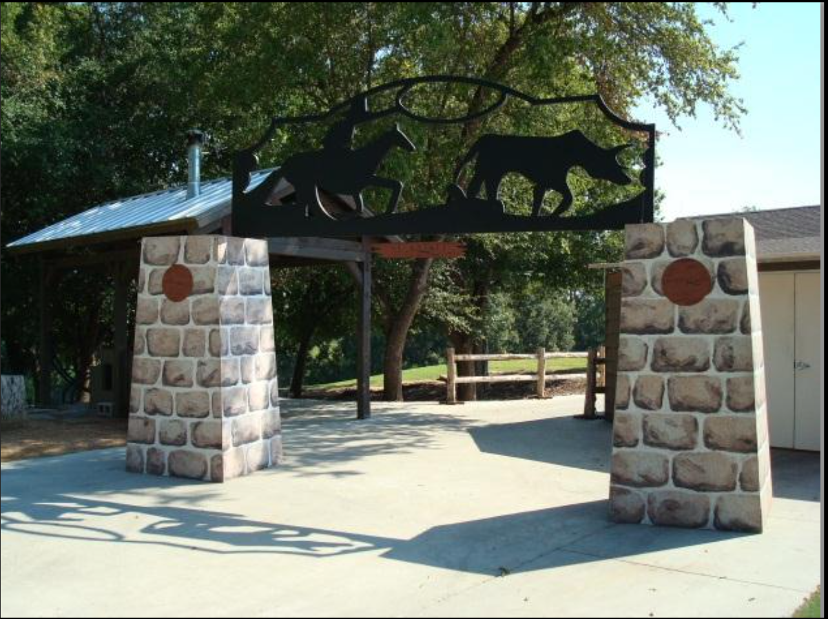 The Large Ranch Entry- 12'H x 16' W