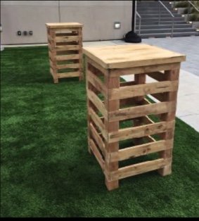 The Pallet Cocktail Tables