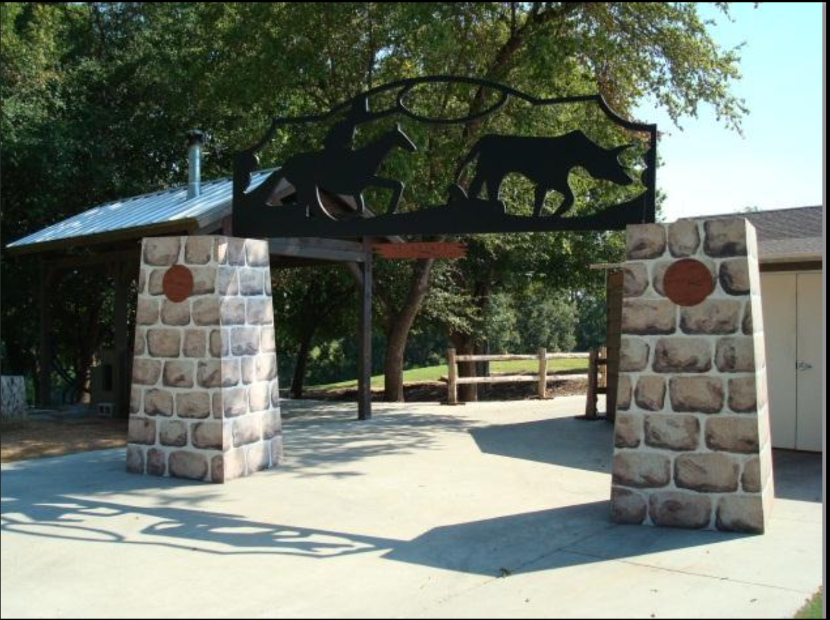 The Large Ranch Entry- 12' H x 16' W