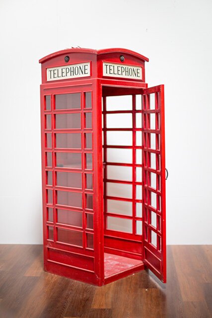 The London Phone Booth- 8' H 