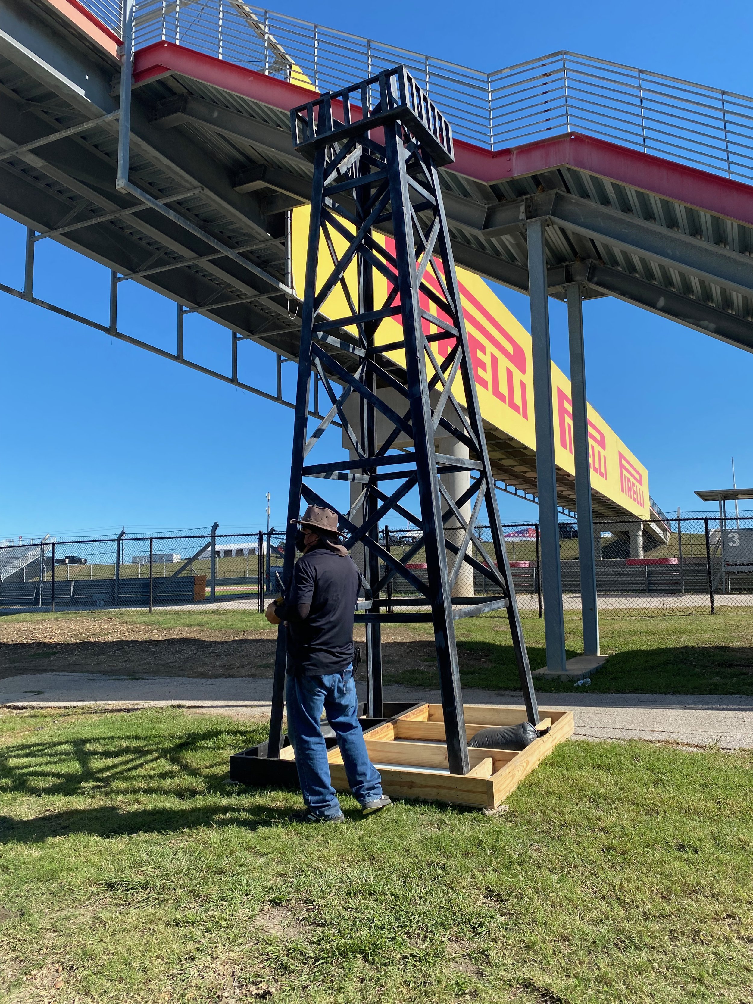 The Large Oil Derrick