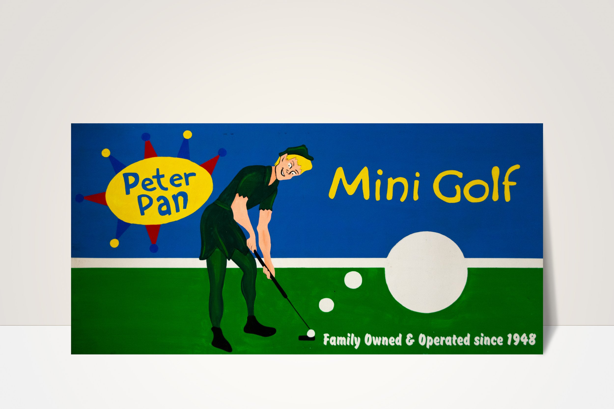 The Peter Pan Mini Golf 4'x8'