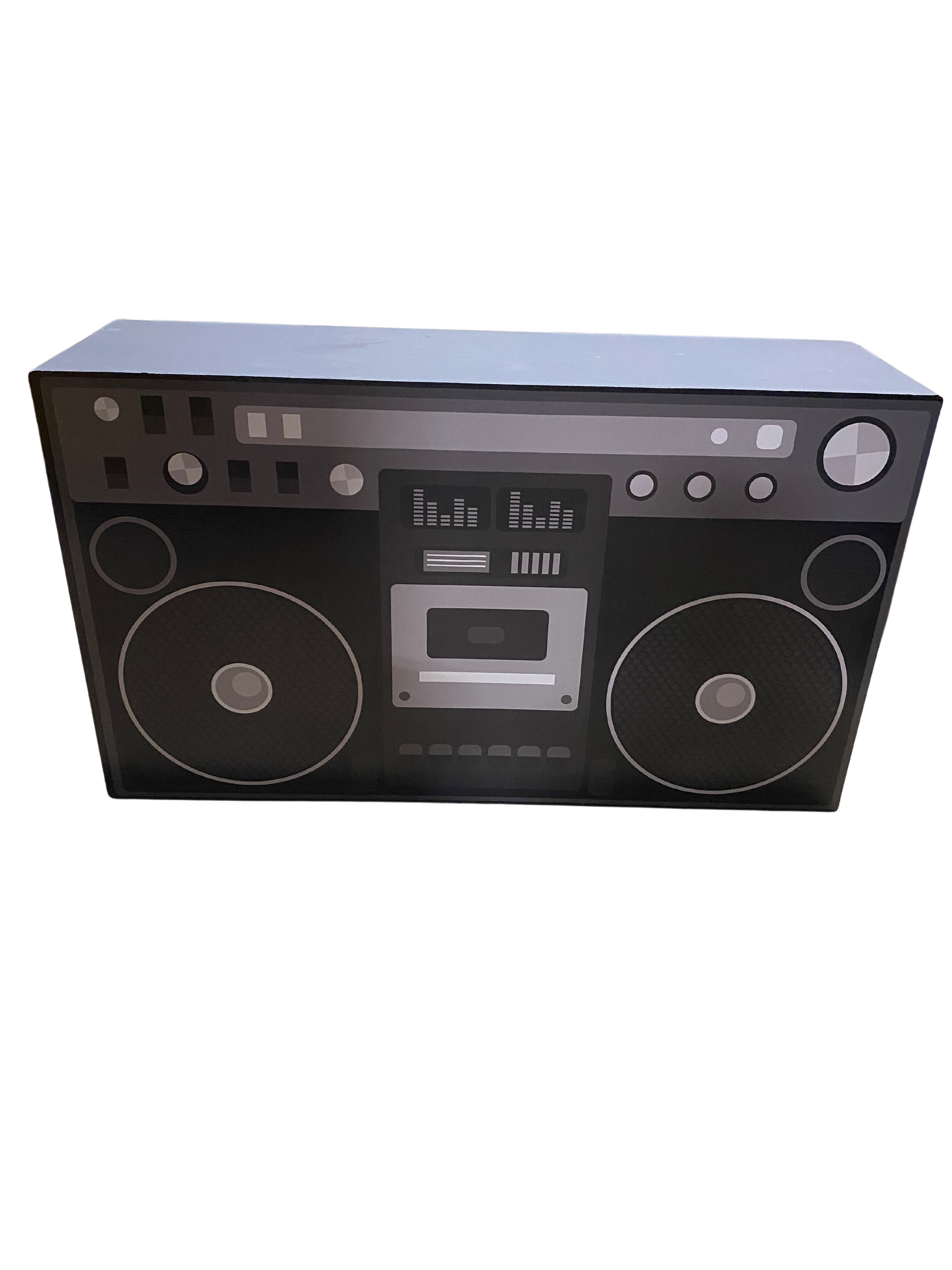 The Boombox 2' 1" H x 42" L